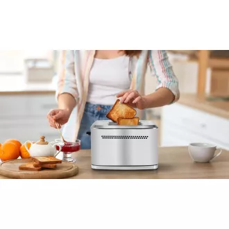 Salente ToastMax kenyérpirító digitális kijelzővel, rozsdamentes acélból készült