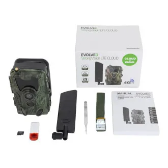 EVOLVEO StrongVision LTE CLOUD, fotócsapda és biztonsági kamera, felhő/email, 32GB EVOLVEO StrongVision LTE CLOUD, fotócsapda és biztonsági kamera, felhő/email, 32GB