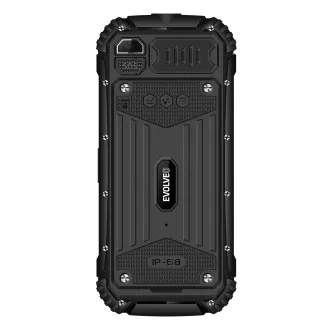 EVOLVEO StrongPhone Q1, IP68 ellenálló Dual SIM telefon, 2,4"-os LCD, 1800mAh, fekete színű