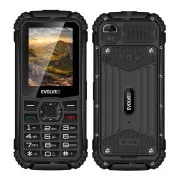 EVOLVEO StrongPhone Q1, IP68 ellenálló Dual SIM telefon, 2,4"-os LCD, 1800mAh, fekete színű