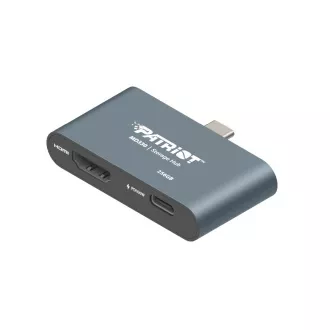 256 GB Patriot HUB   MD300 USB-C  HDMI tároló 256 GB