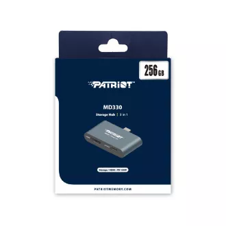 256 GB Patriot HUB   MD300 USB-C  HDMI tároló 256 GB