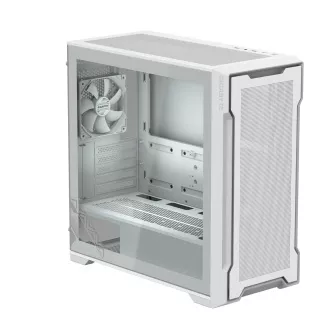 GIGABYTE C102 GLASS ICE/Midi Tower/Transpar./Fehér