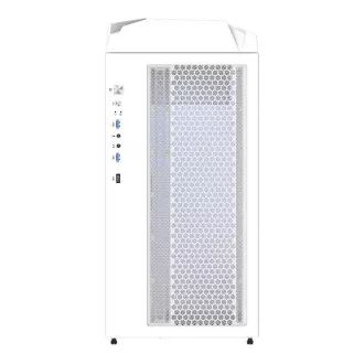 GIGABYTE C301 GLASS/Midi Tower/Transpar./White