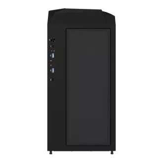 GIGABYTE C301 GLASS/Midi Tower/Transpar./Fekete