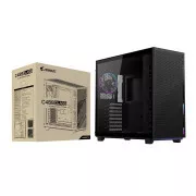 GIGABYTE AORUS C400 GLASS/Midi Tower/Transpar./Fekete
