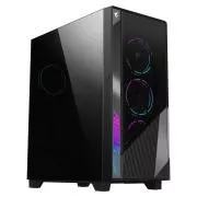 GIGABYTE AORUS C500/Midi Tower/Transpar./Fekete
