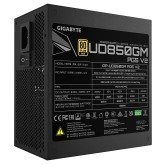 GIGABYTE tápegység 850W 80PLUS Gold Modular PG5 V2