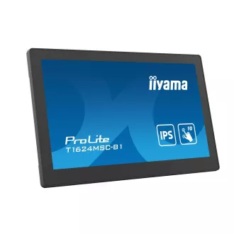16" iiyama T1624MSC-B1: FHD,HDMI,Médialejátszó