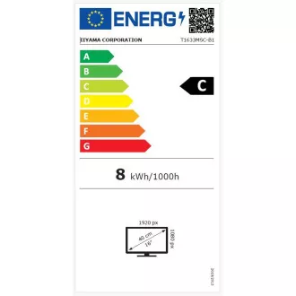 16"-os iiyama T1633MSC-B1