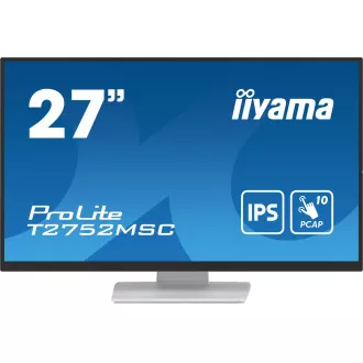 27" iiyama T2752MSC-W1: IPS,FHD,PCAP 27" iiyama T2752MSC-W1: IPS,FHD,PCAP