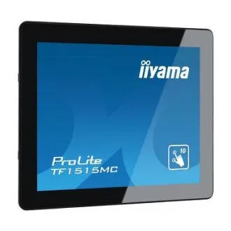15" iiyama TF1515MC-B2: TN, XGA, kapacitív, 10P, 350cd/m2, VGA, DP, HDMI, fekete színű 15" iiyama TF1515MC-B2: TN, XGA, kapacitív, 10P, 350cd/m2, VGA, DP, HDMI, fekete színű