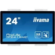 24" iiyama TF2415MC-B2: VA, FullHD, Kapacitív, 10P, 350cd/m2, VGA, DP, HDMI, Fekete, Fekete