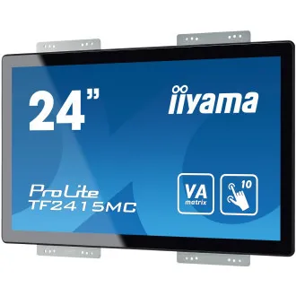 24" iiyama TF2415MC-B2: VA, FullHD, Kapacitív, 10P, 350cd/m2, VGA, DP, HDMI, Fekete, Fekete 24" iiyama TF2415MC-B2: VA, FullHD, Kapacitív, 10P, 350cd/m2, VGA, DP, HDMI, Fekete, Fekete