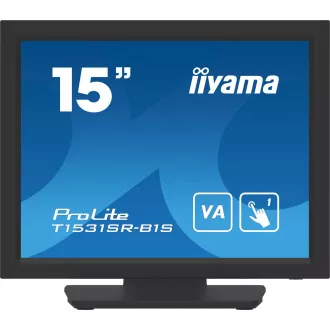 15" iiyama T1531SR-B1S: VA,1024x768,DP,HDMI