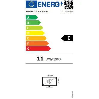 15" iiyama T1531SR-B1S: VA,1024x768,DP,HDMI 15" iiyama T1531SR-B1S: VA,1024x768,DP,HDMI