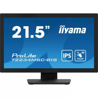22" LCD iiyama T2234MSC-B1S: PCAP,10P,IPS,FHD,HDMI
