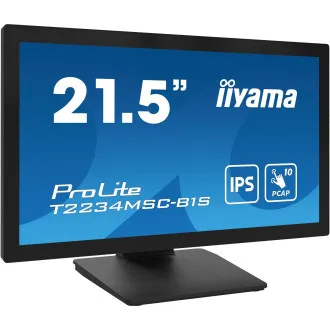 22" LCD iiyama T2234MSC-B1S: PCAP,10P,IPS,FHD,HDMI 22" LCD iiyama T2234MSC-B1S: PCAP,10P,IPS,FHD,HDMI