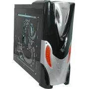 Acutake ACU-ALIEN/Midi Tower/Transpar./fekete