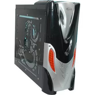 Acutake ACU-ALIEN/Midi Tower/Transpar./fekete