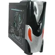 Acutake ACU-ALIEN/Midi Tower/Transpar./fekete