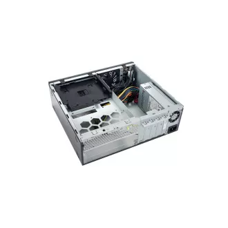 SFF In-Win CJ708 fekete, 8L, tápegység 265W 80  Bronze