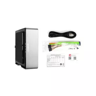In-Win Chopin MAX ezüst, miniITX  200W GOLD