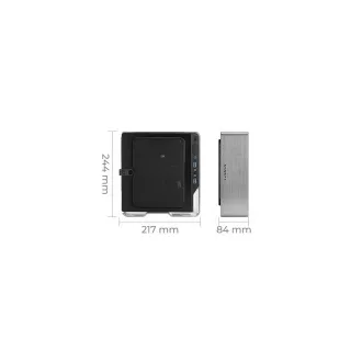 In-Win Chopin MAX ezüst, miniITX  200W GOLD