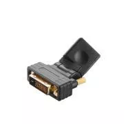 AKASA - Szögletes DVI-D HDMI adapter HDMI-re