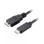AKASA - USB 3.1 C-típusú C-Micro B adapter - 100 cm