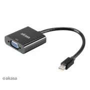 AKASA - miniDP VGA adapter - 20 cm - miniDP VGA adapter - 20 cm