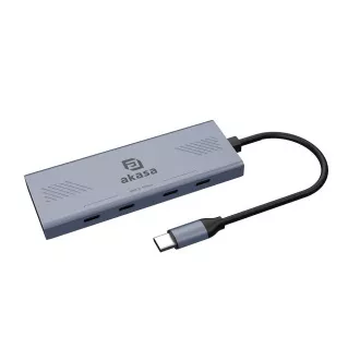 AKASA - 10 Gbps USB Type-C 4 portos hub