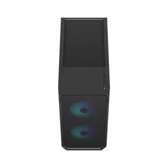 Fractal Design Focus 2 RGB Fekete TG Clear Tint/Midi Tower/Transpar./Fekete