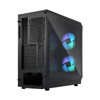 Fractal Design Focus 2 RGB Fekete TG Clear Tint/Midi Tower/Transpar./Fekete
