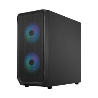 Fractal Design Focus 2 RGB Fekete TG Clear Tint/Midi Tower/Transpar./Fekete