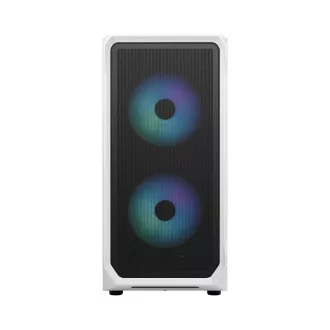 Fractal Design Focus 2 RGB White TG Clear Tint/Midi Tower/Transpar./Fekete-fehér és fehér