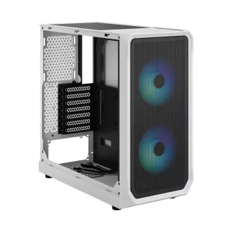 Fractal Design Focus 2 RGB White TG Clear Tint/Midi Tower/Transpar./Fekete-fehér és fehér