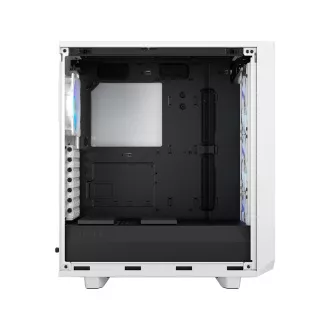 Fractal Design Meshify 2 Compact RGB Fehér TG Clear Tint/Midi Tower/Transpar./White