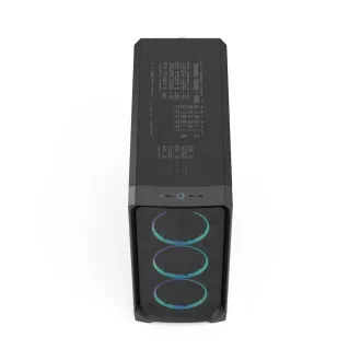 Fractal Design Meshify 3 XL/Big Tower/Transpar./Fekete