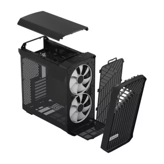 Fractal Design Torrent Compact RGB fekete TG Light/Midi Tower/Transpar./Fekete Fractal Design Torrent Compact RGB Black TG Light/Midi Tower/Transpar./Fekete