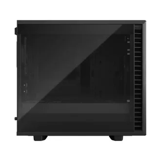 Fractal Design Define 7 Nano Black TG Light Tint/Mini ITX/Transpar./Fekete