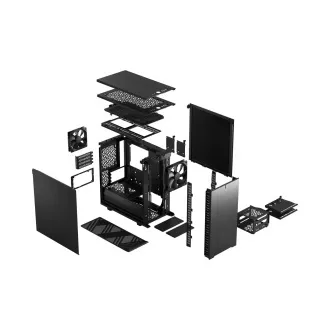 Fractal Design Define 7 Mini Black Solid/Micro ATX/Fekete