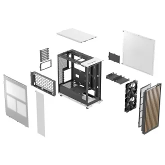 Fractal Design North Chalk White/Midi Tower/Fehér
