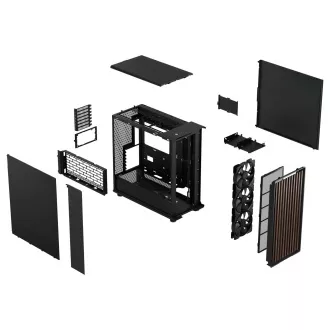 Fractal North XL/Midi Tower/Fekete