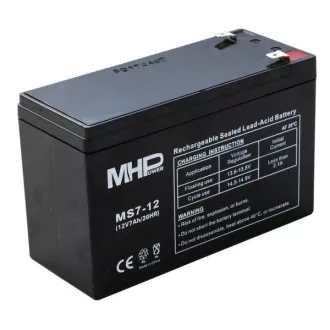 Pb akkumulátor MHPower VRLA AGM 12V/7Ah (MS7-12) Pb akkumulátor MHPower VRLA AGM 12V/7Ah (MS7-12)