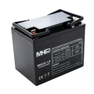 Pb akkumulátor MHPower VRLA AGM 12V/33Ah (MS33-12)
