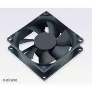 Kiegészítő ventilátor Akasa 80x80x25 fekete OEM L