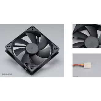 kiegészítő ventilátor Akasa 120x120x25 - OEM