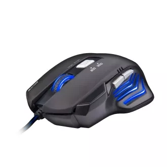 C-TECH Akantha/Herring/Optikai/jobbkezes/2 400 DPI/Vezeték nélküli USB/Kék