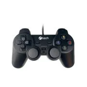 Gamepad C-TECH Callon PC/PS3-hoz, 2x analóg, X-bemenet, rezgő, 1,8m kábel, USB